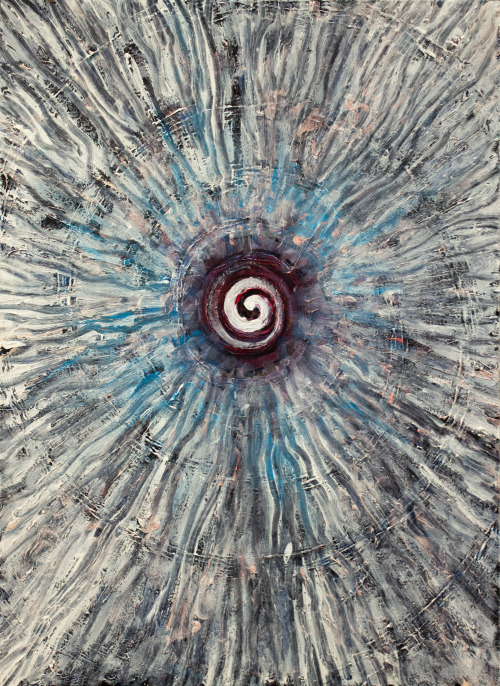 Curl Rule Bound, an oil painting by Hirata Yodom