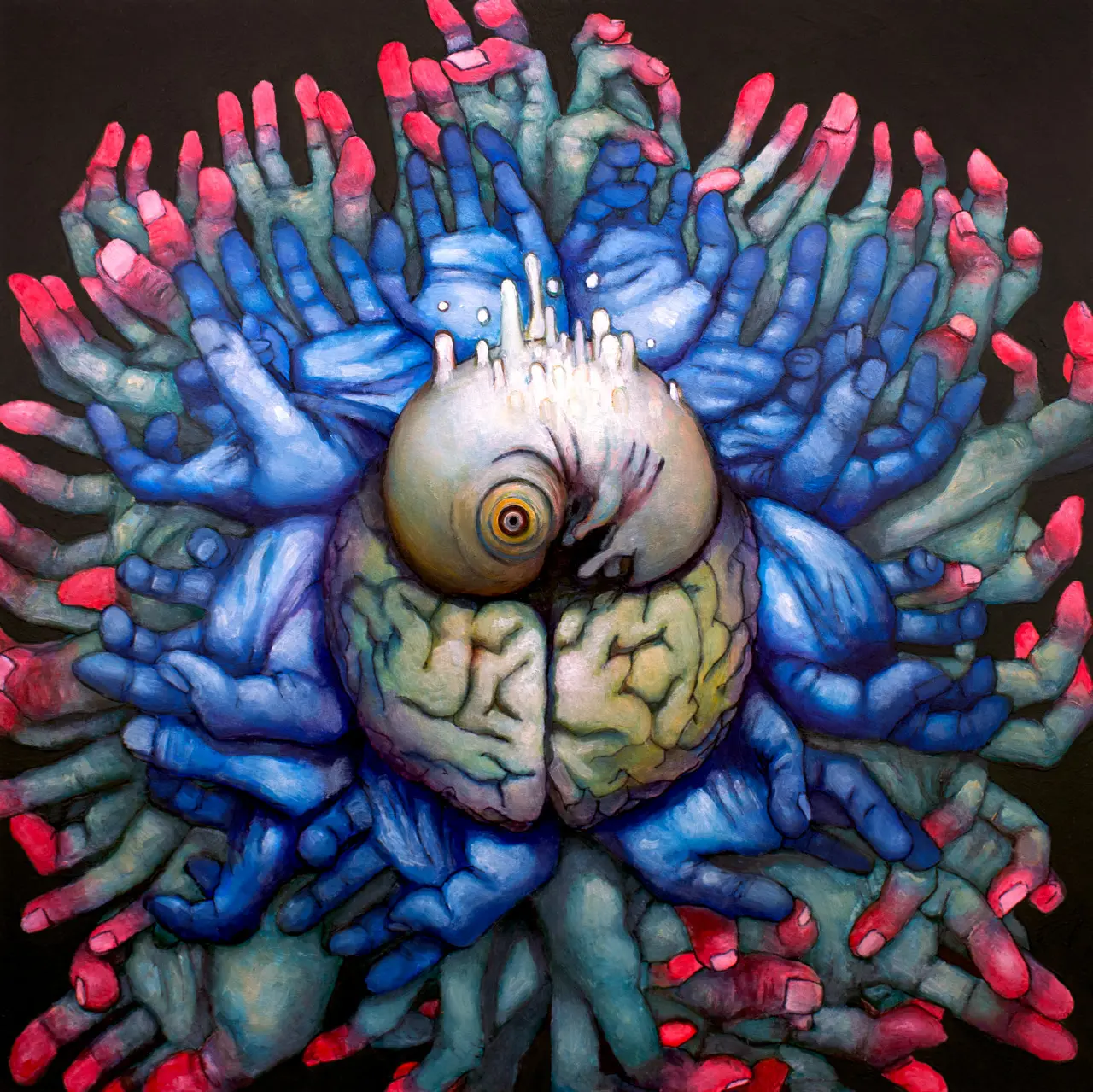 Murmur Area, an oil painting by Hirata Yodom