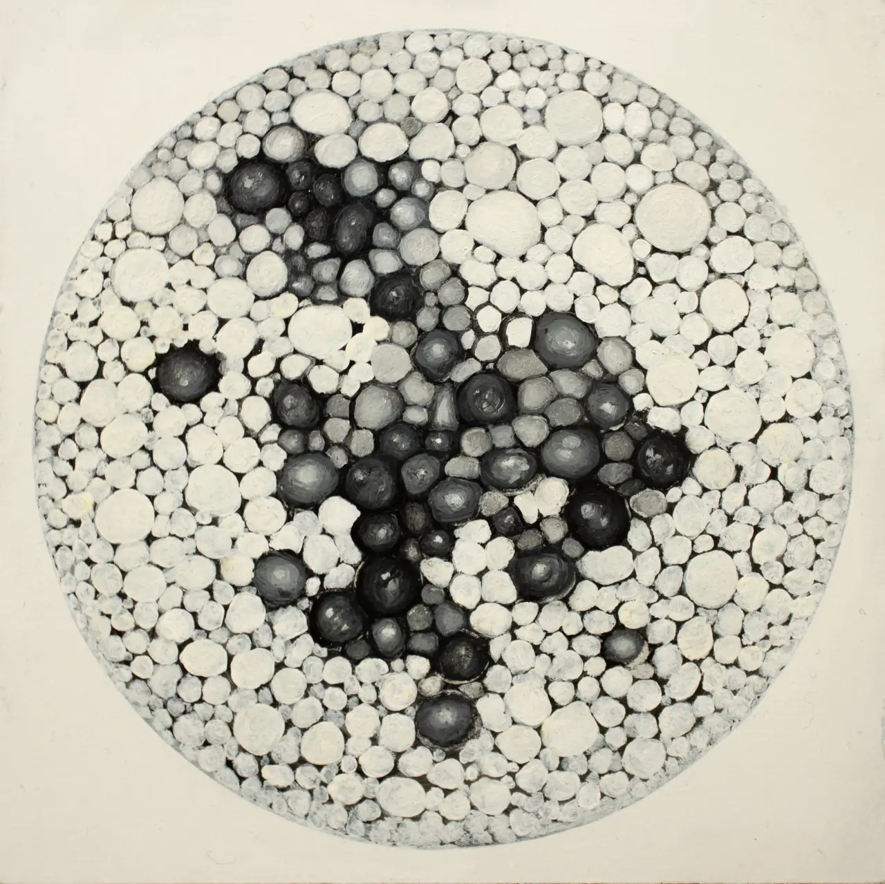 Mutual Mute, an oil painting by Hirata Yodom