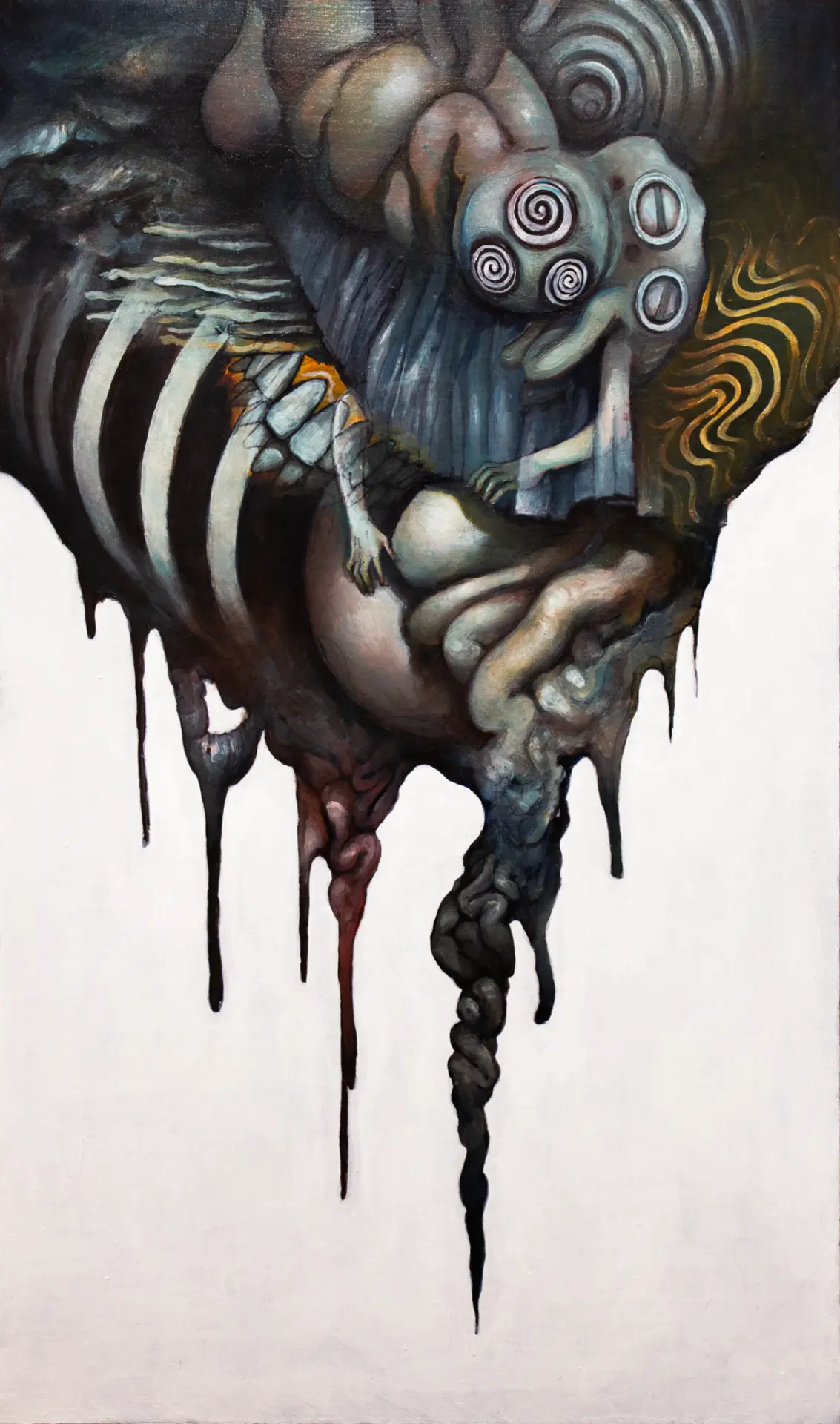 Scale May Tone, an oil painting by Hirata Yodom